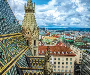 Things to do in Vienna, Austria | View from St. Stephen's Cathedral in Vienna