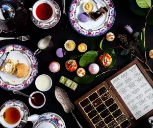 High tea in Victoria, B.C.