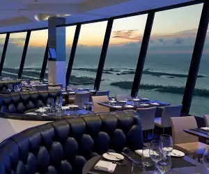 Win dinner for two at the CN Tower's 360 Restaurant | Main dining room overlooking the lake