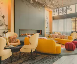 Club Med Charlevoix | A lounge inside the Club Med Charlevoix