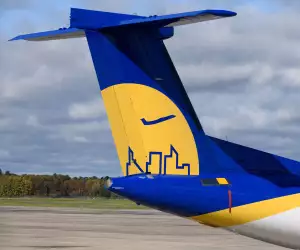 Connect Airlines | The tail of a Connect Airlines plane